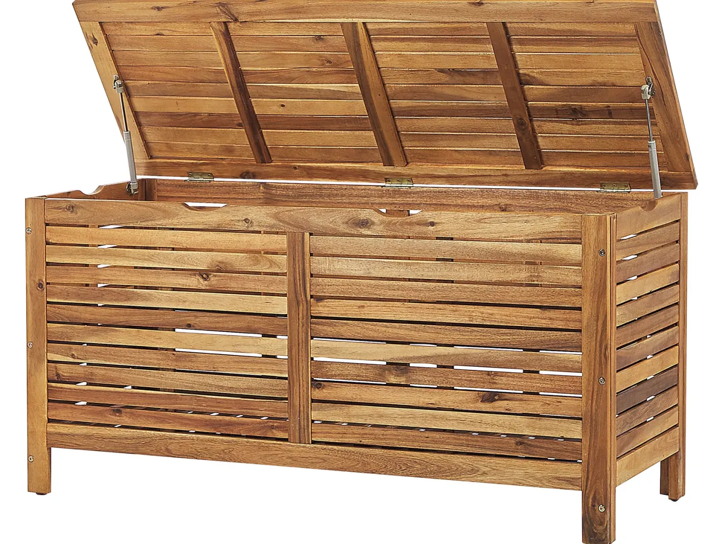 Skrzynia ogrodowa RIVIERA 130 cm 48 cm Jasnobrązowy