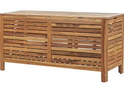 Skrzynia ogrodowa RIVIERA 130 cm 48 cm Jasnobrązowy