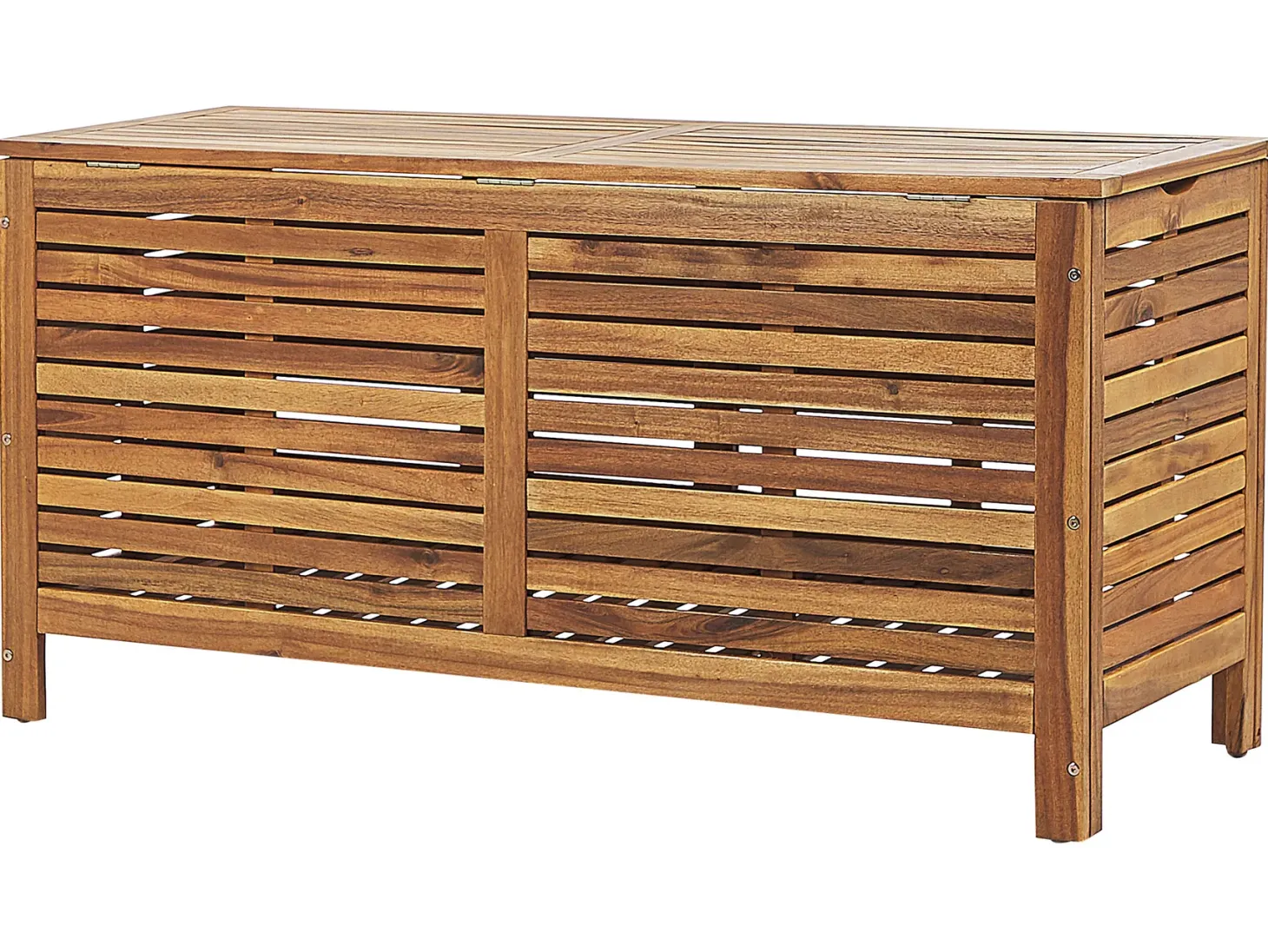 Skrzynia ogrodowa RIVIERA 130 cm 48 cm Jasnobrązowy