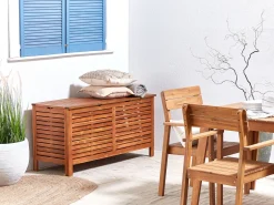 Skrzynia ogrodowa RIVIERA 130 cm 48 cm Brązowy