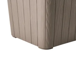 Skrzynia ogrodowa SARANDI 40 cm 40 cm Beżowoszary