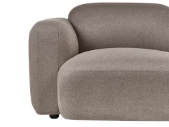Discount Sofa dla 3 osób AFOSS Beżowoszary Sofy Tapicerowane|Wszystkie Sofy
