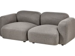 Hot Sofa dla 3 osób AFOSS Ciemnoszary Sofy Tapicerowane|Wszystkie Sofy