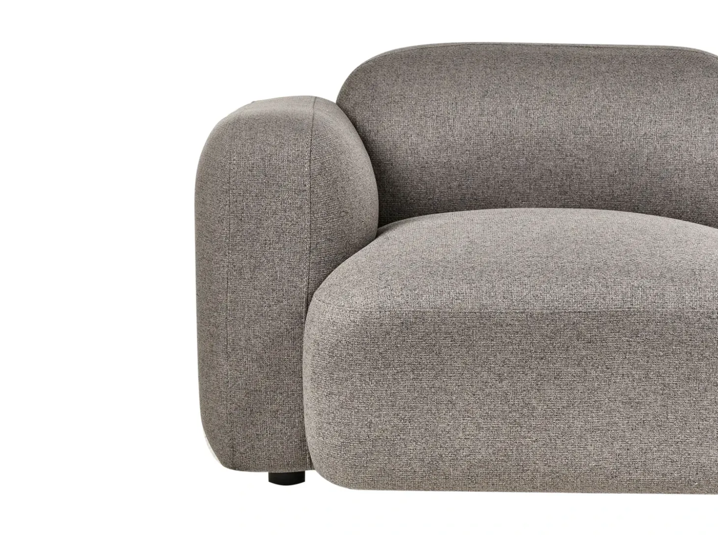 Hot Sofa dla 3 osób AFOSS Ciemnoszary Sofy Tapicerowane|Wszystkie Sofy
