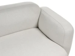 Clearance Sofa dla 3 osób AFOSS Jasnobeżowy Sofy Tapicerowane|Wszystkie Sofy