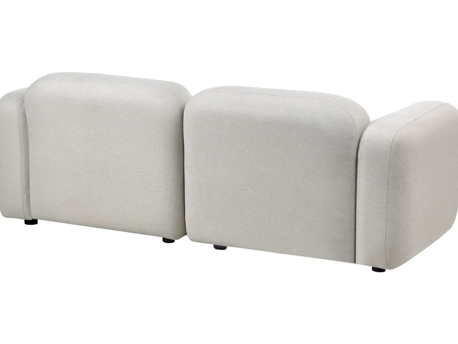 Clearance Sofa dla 3 osób AFOSS Jasnobeżowy Sofy Tapicerowane|Wszystkie Sofy