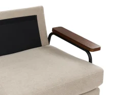 Sale Sofa dla 3 osób AKRANES Beżowoszary Sofy Tapicerowane|Wszystkie Sofy