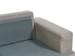 Clearance Sofa dla 3 osób ALLA Beżowoszary Sofy Tapicerowane|Kolekcje Sof