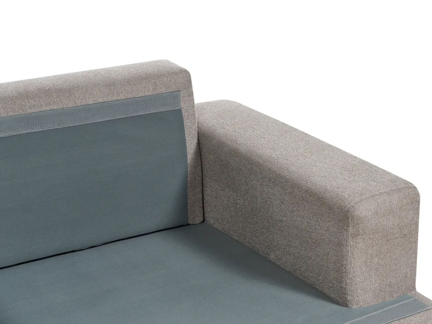 Clearance Sofa dla 3 osób ALLA Beżowoszary Sofy Tapicerowane|Kolekcje Sof