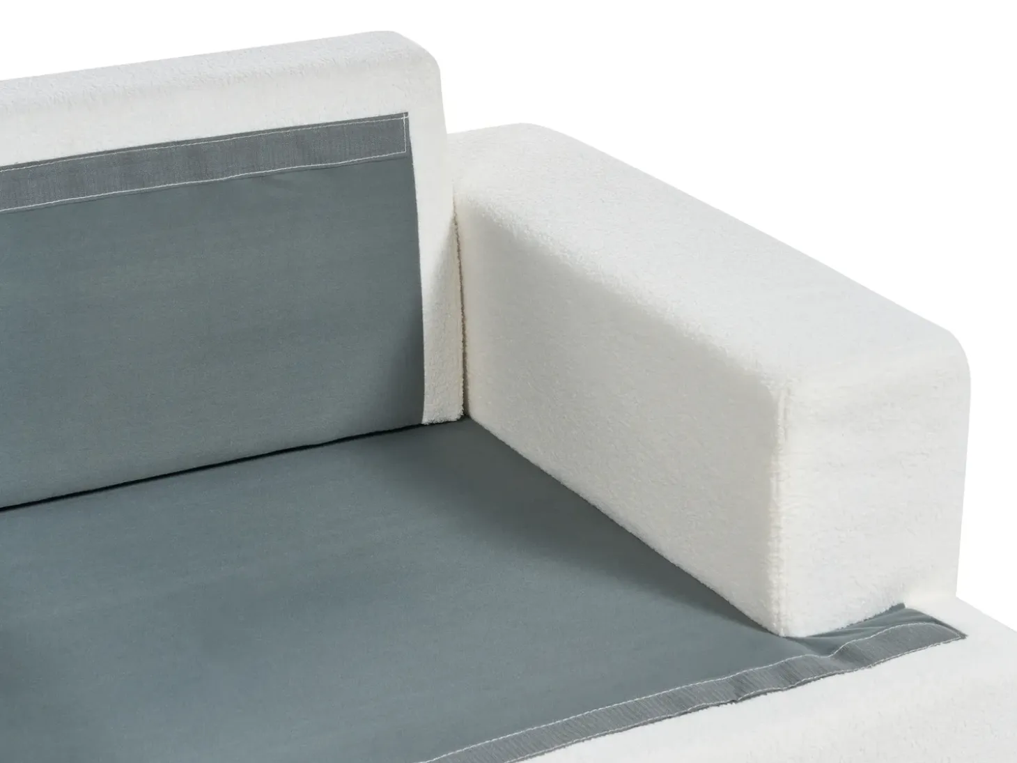 Online Sofa dla 3 osób ALLA Boucle Złamana biel Sofy Tapicerowane|Kolekcje Sof