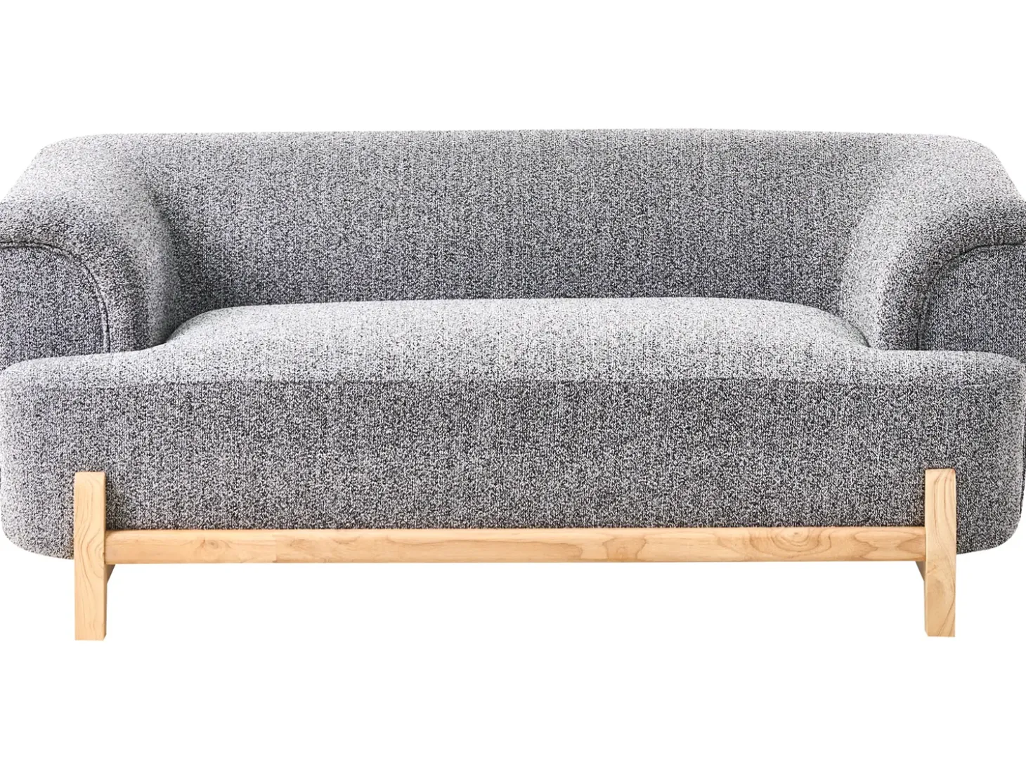 Best Sofa dla 2 osób ALNOR Ciemnoszary Sofy Tapicerowane|Sofy Dwuosobowe
