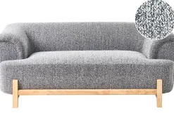 Best Sofa dla 2 osób ALNOR Ciemnoszary Sofy Tapicerowane|Sofy Dwuosobowe