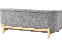 Best Sofa dla 2 osób ALNOR Ciemnoszary Sofy Tapicerowane|Sofy Dwuosobowe