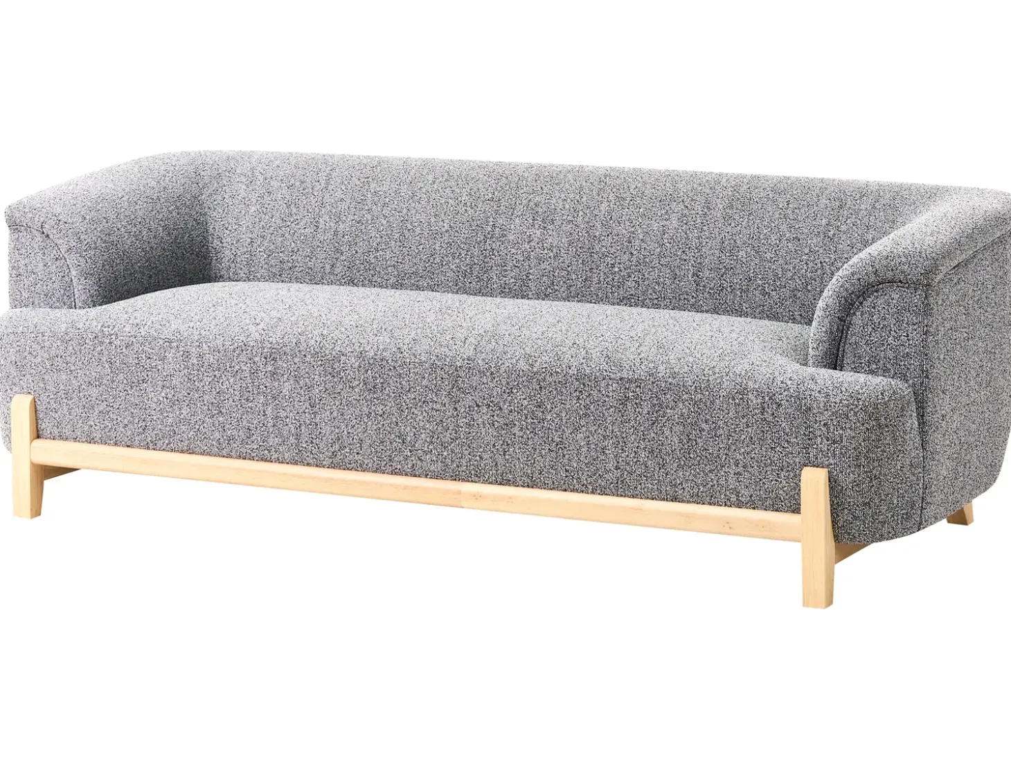 Best Sofa dla 3 osób ALNOR Ciemnoszary Sofy Tapicerowane|Kolekcje Sof
