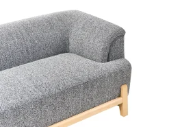 Best Sofa dla 3 osób ALNOR Ciemnoszary Sofy Tapicerowane|Kolekcje Sof