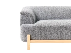 Best Sofa dla 3 osób ALNOR Ciemnoszary Sofy Tapicerowane|Kolekcje Sof