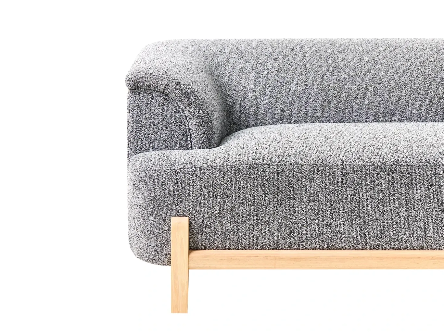 Best Sofa dla 3 osób ALNOR Ciemnoszary Sofy Tapicerowane|Kolekcje Sof
