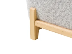 Sofa dla 3 osób ALNOR Jasnoszary Sofy Tapicerowane|Kolekcje Sof