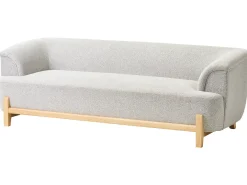 Sofa dla 3 osób ALNOR Jasnoszary Sofy Tapicerowane|Kolekcje Sof