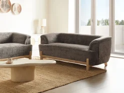 New Sofa dla 2 osób ALNOR Szenil Sofy Tapicerowane|Sofy Dwuosobowe