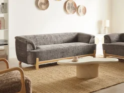 Discount Sofa dla 3 osób ALNOR Szenil Sofy Tapicerowane|Kolekcje Sof