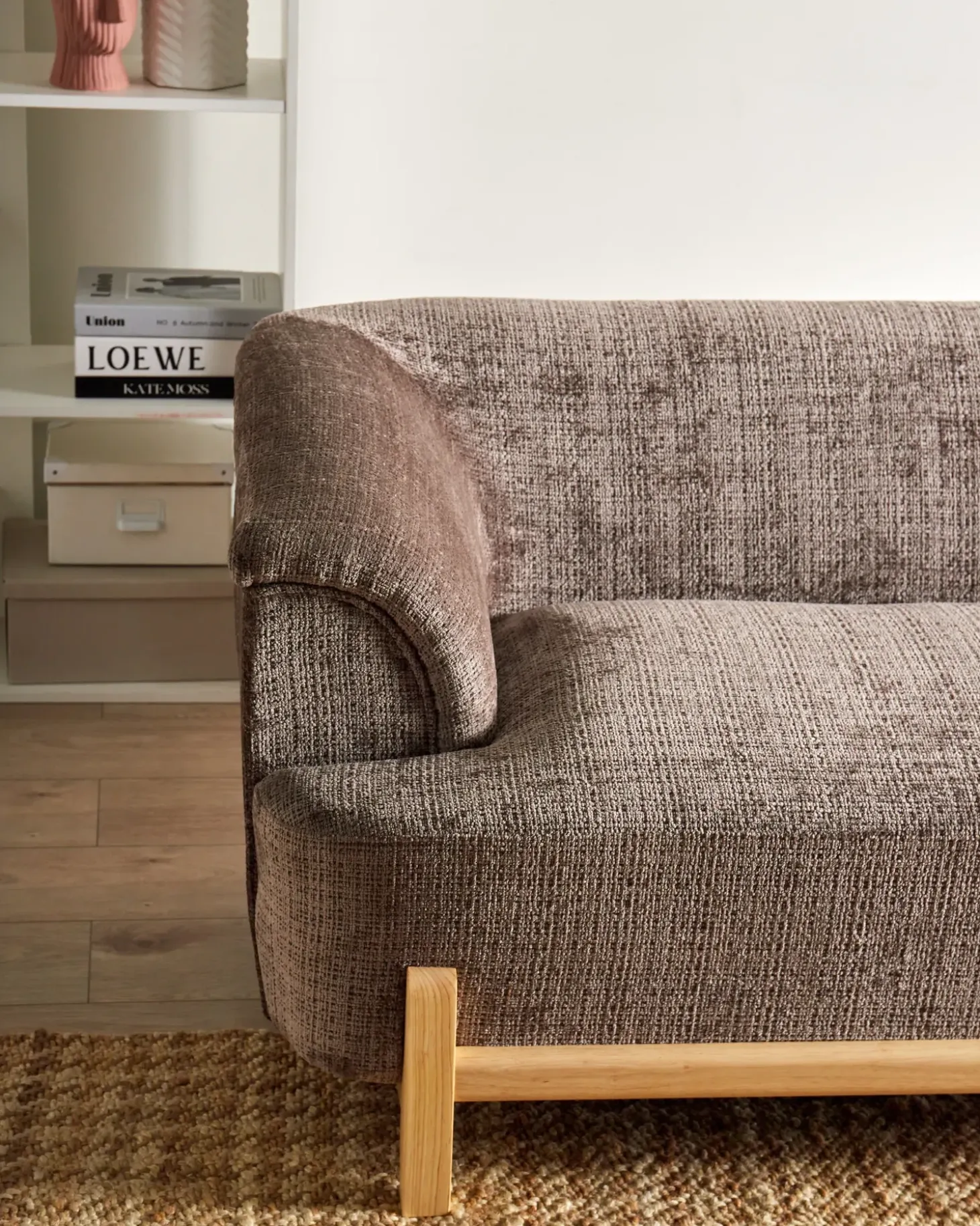 Discount Sofa dla 3 osób ALNOR Szenil Sofy Tapicerowane|Kolekcje Sof