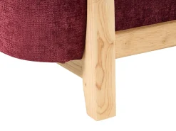 Sale Sofa dla 2 osób ALNOR Szenil Burgundowy Sofy Tapicerowane|Sofy Dwuosobowe