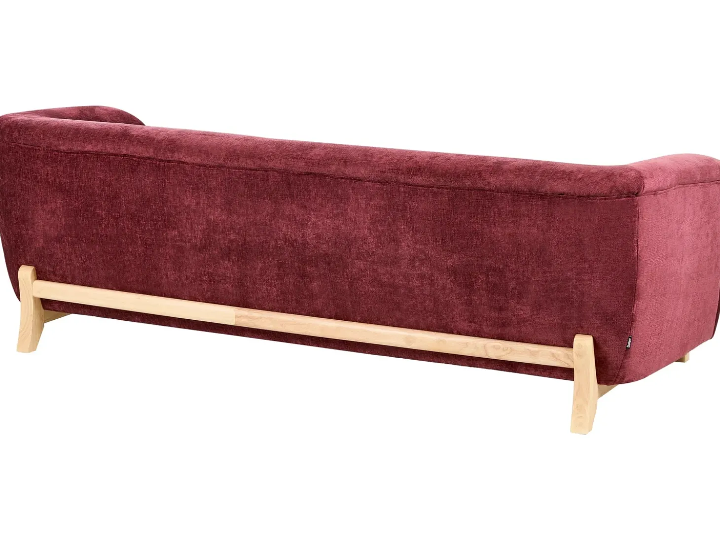 Online Sofa dla 3 osób ALNOR Szenil Burgundowy Sofy Tapicerowane|Kolekcje Sof