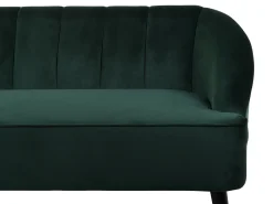 Sofa dla 3 osób ALSVAG Welur Szmaragdowy Sofy Tapicerowane|Wszystkie Sofy