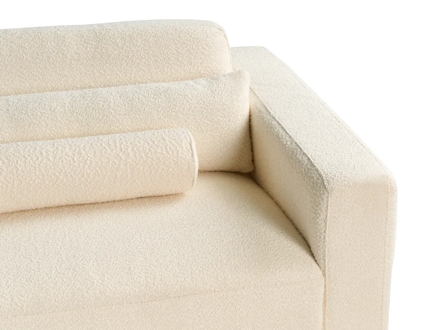 Online Sofa dla 3 osób ANGE Boucle Złamana biel Sofy Tapicerowane|Wszystkie Sofy