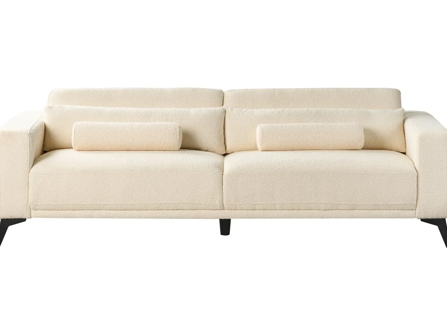 Online Sofa dla 3 osób ANGE Boucle Złamana biel Sofy Tapicerowane|Wszystkie Sofy