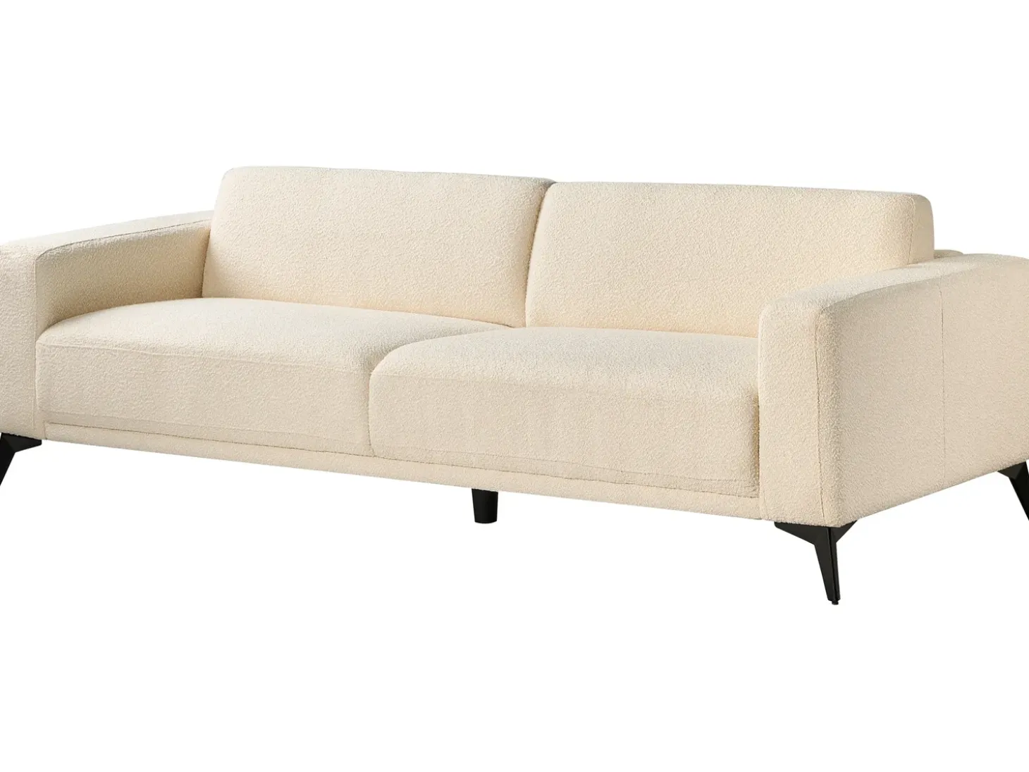 Online Sofa dla 3 osób ANGE Boucle Złamana biel Sofy Tapicerowane|Wszystkie Sofy