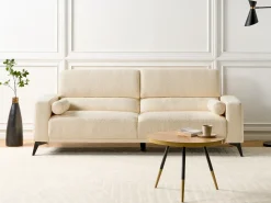 Online Sofa dla 3 osób ANGE Boucle Złamana biel Sofy Tapicerowane|Wszystkie Sofy