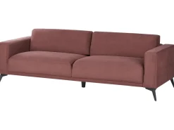 Discount Sofa dla 3 osób ANGE Burgundowy Sofy Tapicerowane|Wszystkie Sofy