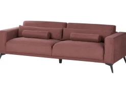 Discount Sofa dla 3 osób ANGE Burgundowy Sofy Tapicerowane|Wszystkie Sofy