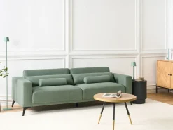 New Sofa dla 3 osób ANGE Jasnozielony Sofy Tapicerowane|Wszystkie Sofy