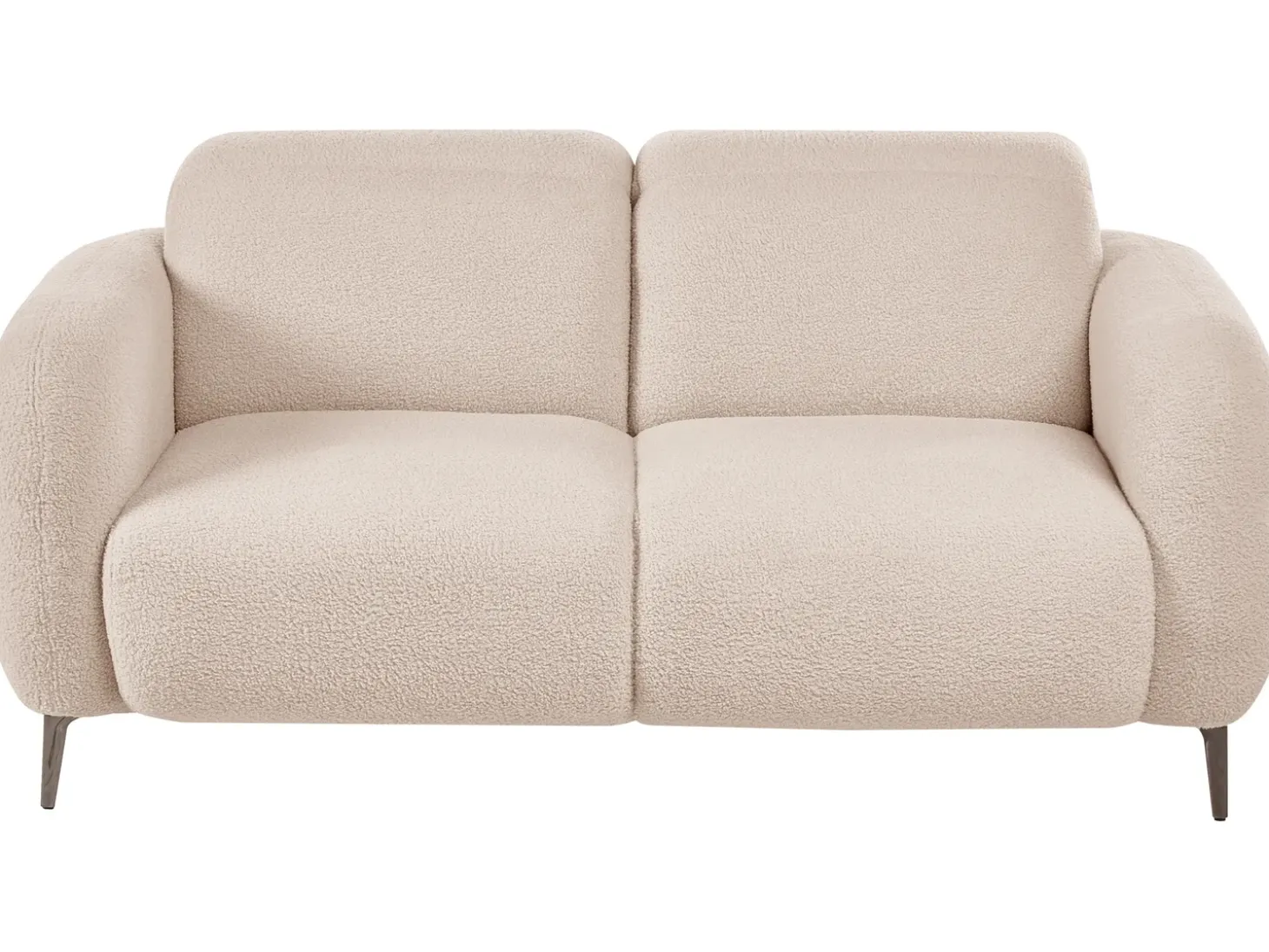 Outlet Sofa dla 2 osób ARTUNA Boucle Beżowy Sofy Tapicerowane|Sofy Dwuosobowe