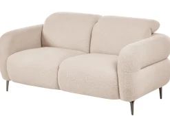 Outlet Sofa dla 2 osób ARTUNA Boucle Beżowy Sofy Tapicerowane|Sofy Dwuosobowe