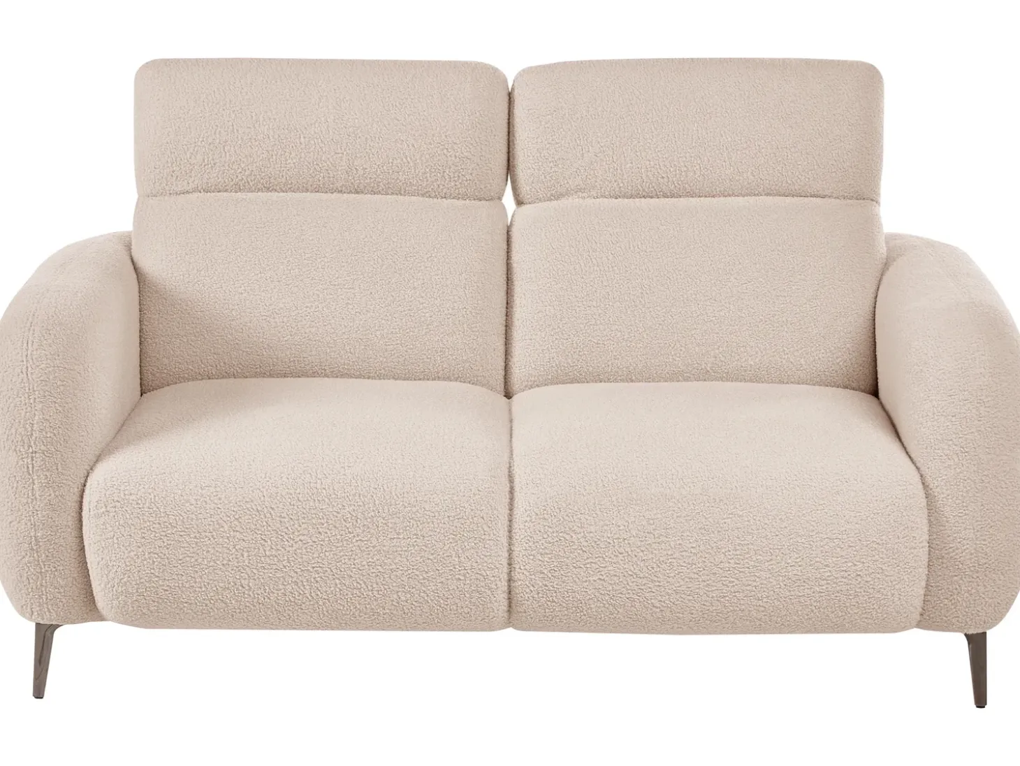 Outlet Sofa dla 2 osób ARTUNA Boucle Beżowy Sofy Tapicerowane|Sofy Dwuosobowe