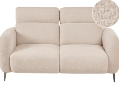 Outlet Sofa dla 2 osób ARTUNA Boucle Beżowy Sofy Tapicerowane|Sofy Dwuosobowe