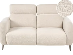 New Sofa dla 2 osób ARTUNA Boucle Złamana biel Sofy Tapicerowane|Sofy Dwuosobowe
