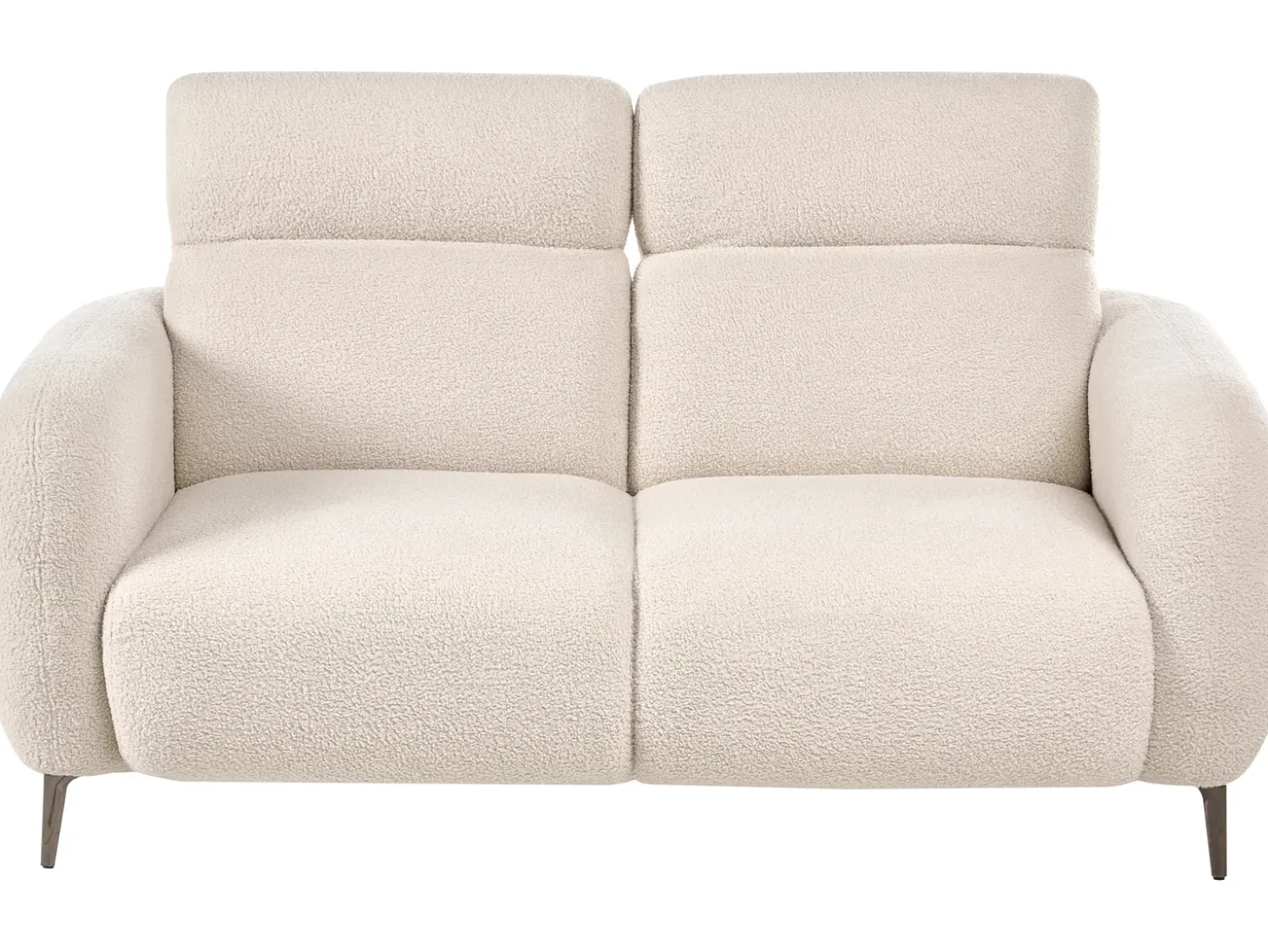 New Sofa dla 2 osób ARTUNA Boucle Złamana biel Sofy Tapicerowane|Sofy Dwuosobowe