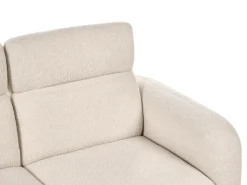 New Sofa dla 2 osób ARTUNA Boucle Złamana biel Sofy Tapicerowane|Sofy Dwuosobowe