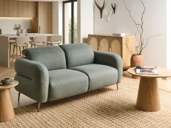 Online Sofa dla 2 osób ARTUNA Zielony Sofy Tapicerowane|Sofy Dwuosobowe