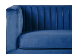 Hot Sofa dla 3 osób ARVIKA Welur Granatowy Sofy Tapicerowane|Wszystkie Sofy