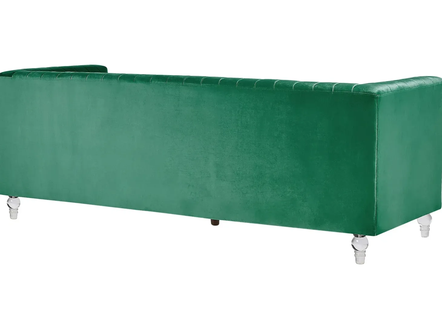 Clearance Sofa dla 3 osób ARVIKA Welur Zielony Sofy Tapicerowane|Wszystkie Sofy