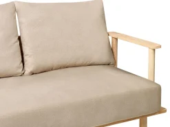 Best Sofa dla 2 osób ASKER Piaskowy Sofy Tapicerowane|Sofy Dwuosobowe
