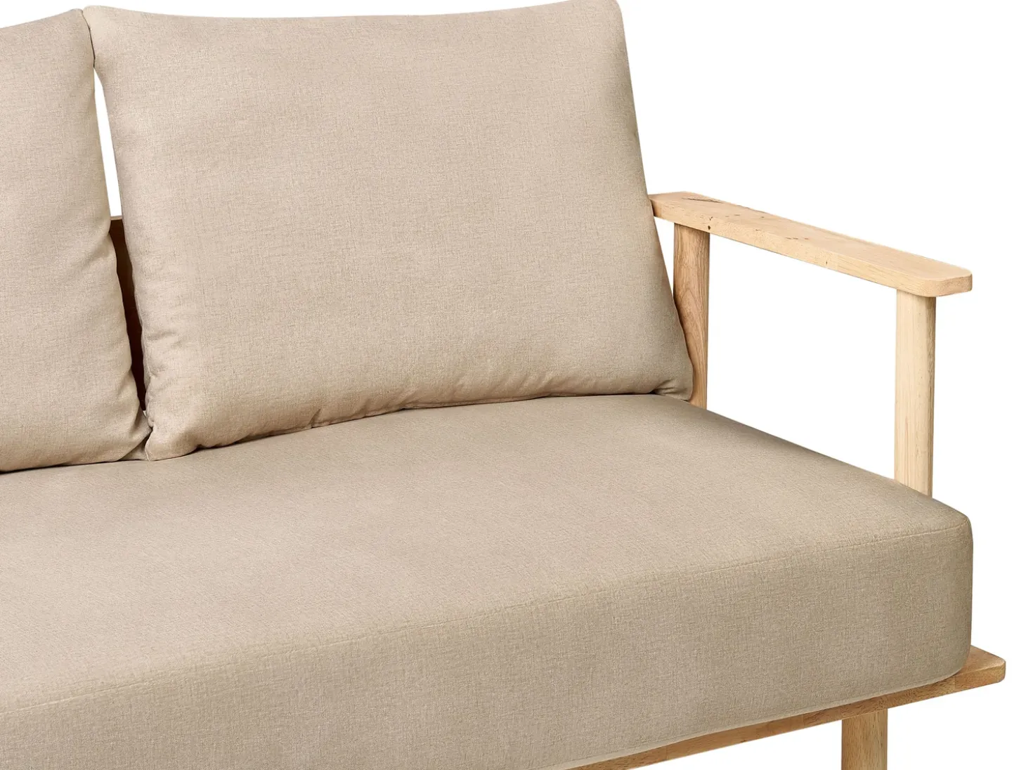 Best Sofa dla 2 osób ASKER Piaskowy Sofy Tapicerowane|Sofy Dwuosobowe