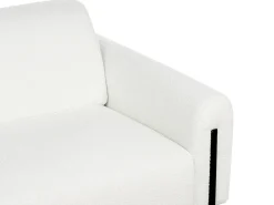 Sofa dla 3 osób ASKIM Boucle Biały Sofy Tapicerowane|Kolekcje Sof
