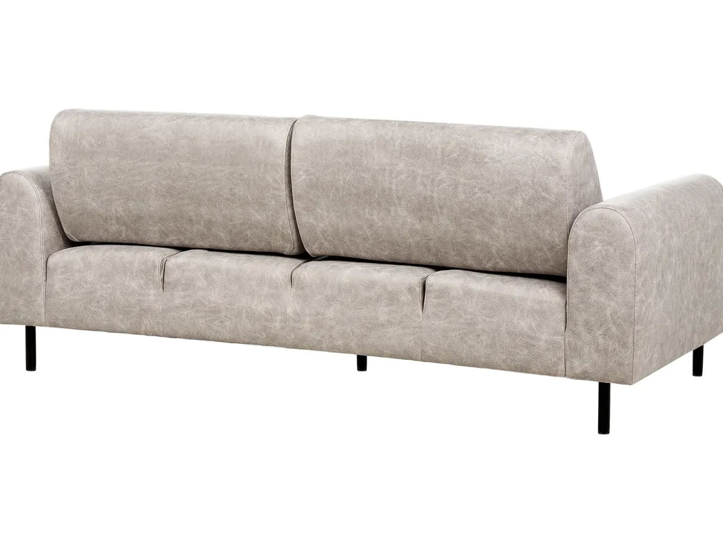 Outlet Sofa dla 3 osób ASKIM Jasnoszary Sofy Tapicerowane|Kolekcje Sof